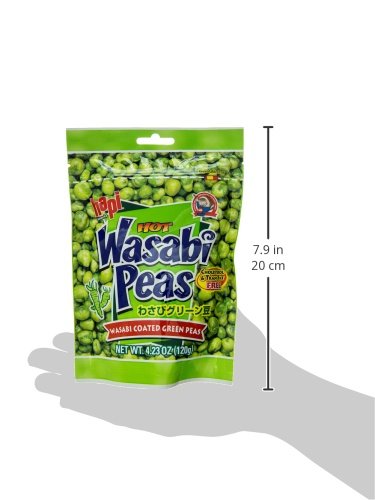 Hapi Wasabi Coated Green Peas, 4.23 oz, 6 pack