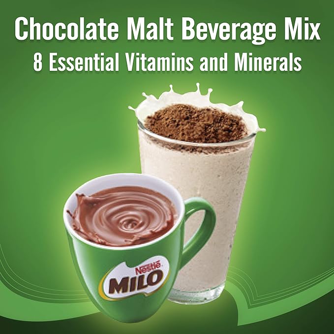 NESTLÉ MILO Chocolate Malt Beverage Mix, 3.3 Pound Can (1.5kg)
