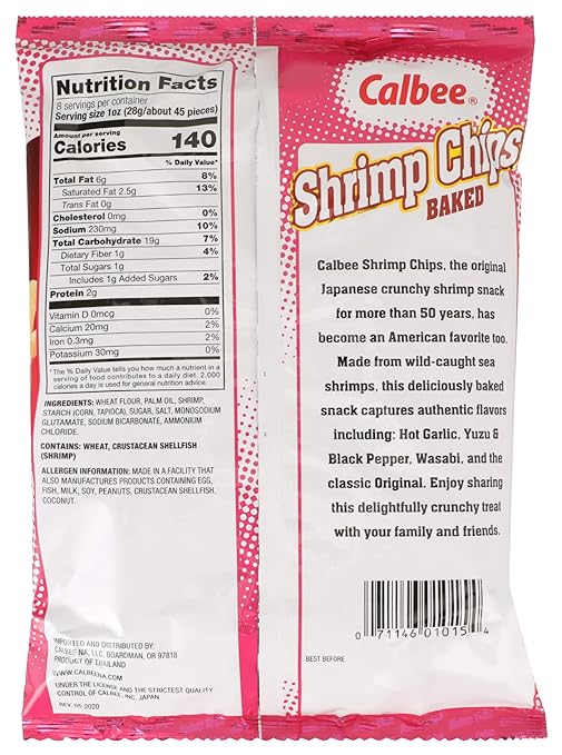 Calbee Shrimp Chips, 8 Oz